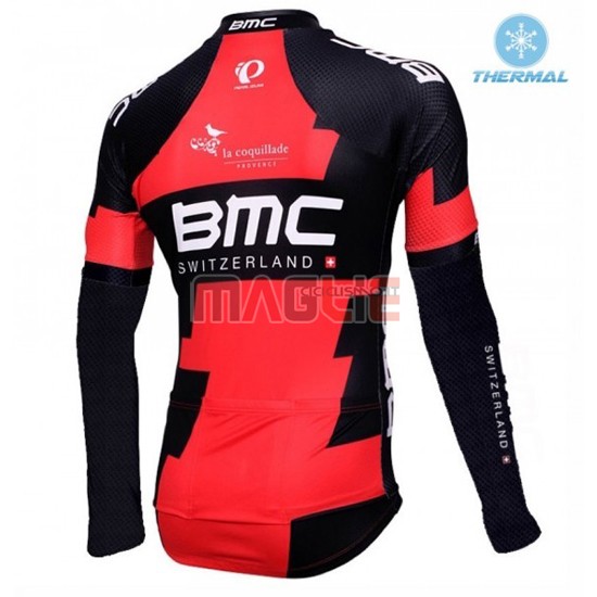 Maglia BMC manica lunga 2016 nero e rosso - Clicca l'immagine per chiudere